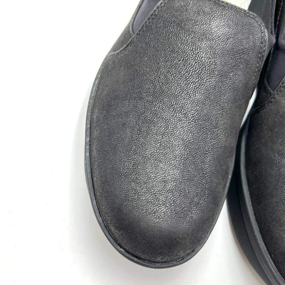 Clarks Womens Size 11 Step Rose Moon Black Comfort Wedges Loafers Shoes New - Picture 3 of 13